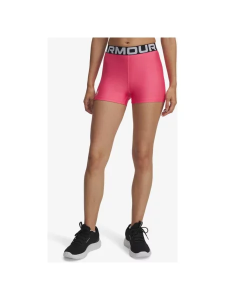 Legginsy krótkie Under Armour HeatGear Authentics Shorty Vivo XL różowy