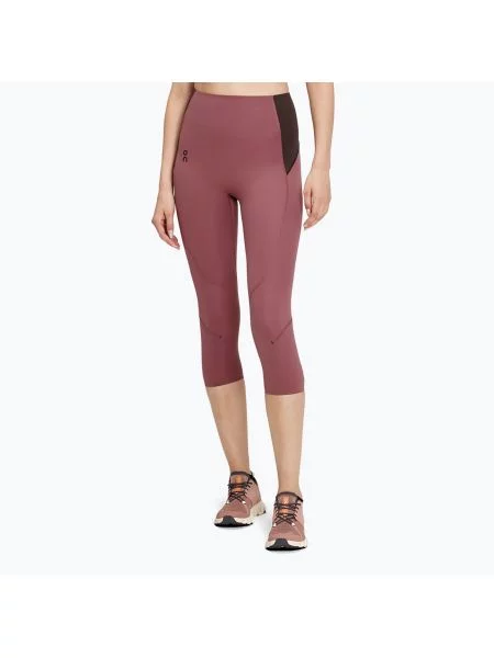 Legginsy On Running Movement cherry/ox
