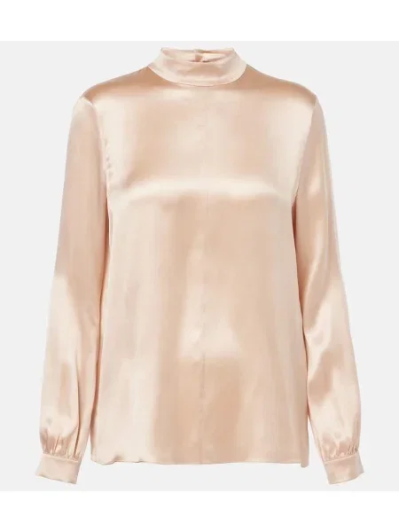Bluză Tom Ford de mătase roz