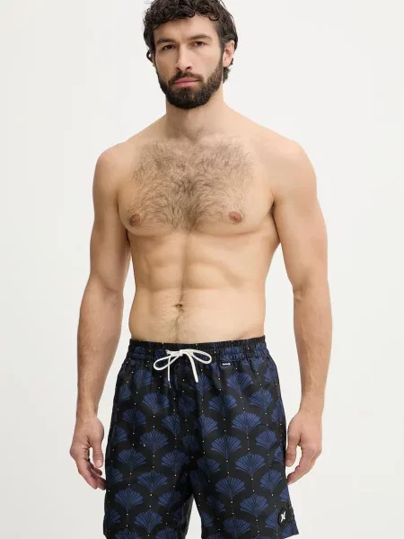 Hurley σορτς μαγιό Ανδρικά VOLLEY ICON μαύρο
