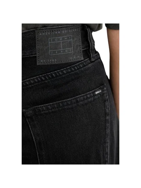 Tommy Jeans Blugi Barrel Fit negru