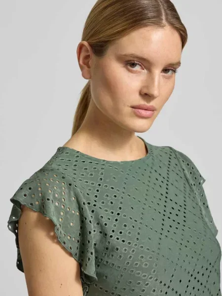 Koszulka z okrągłym dekoltem w kroju regular fit model TASSA' Vero Moda