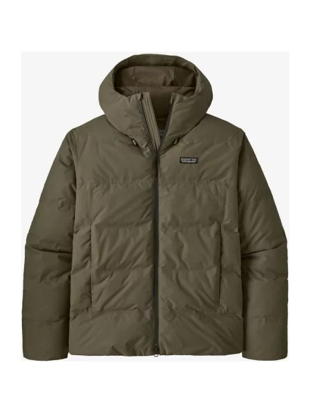 Kurtka z kapturem Patagonia Jackson Glacier khaki XS zielony