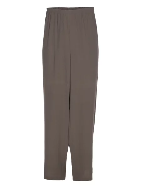 Pantaloni Eileen Fisher cu picior lat gri