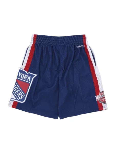 Szorty Mitchell & Ness z siateczką niebieskie