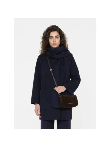 Torebka crossbody Gianni Chiarini zamszowa brązowa