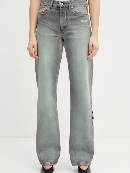 Off-White Spray Susy blugi straight de damă alb
