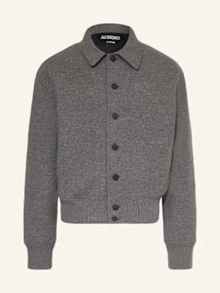 Jacquemus Bunda Le Bomber Feltro šedá