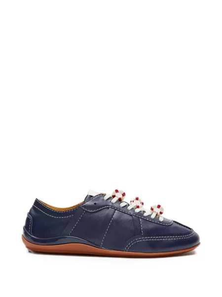 Sneakerși Lili Curia din piele albastru