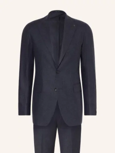 Tagliatore Garnitur O Kroju Extra Slim Fit blau granatowy