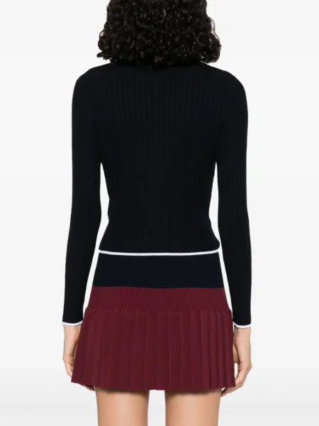 Cardigan Sandro tricotate albastru