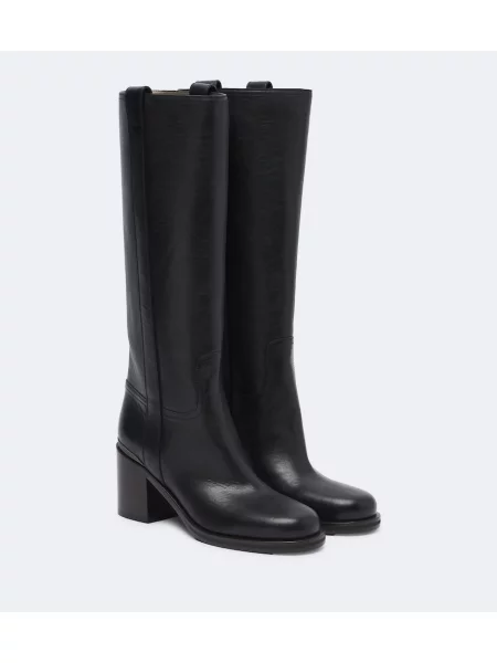 Cizme Brunello Cucinelli din piele negru