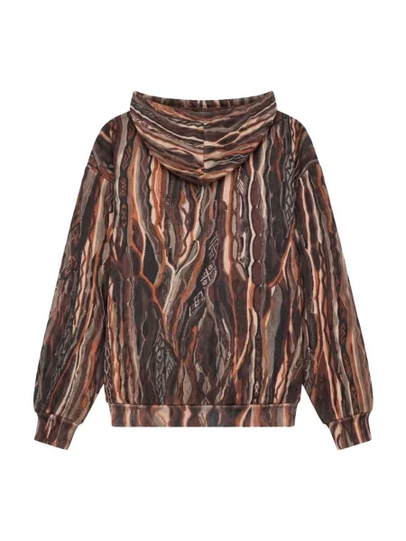 Bluza z kapturem Carlo Colucci brązowa