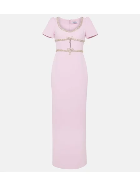 Rochie Self-portrait de cristal roz