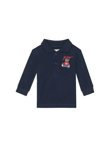 Guess Polo Σκούρο μπλε