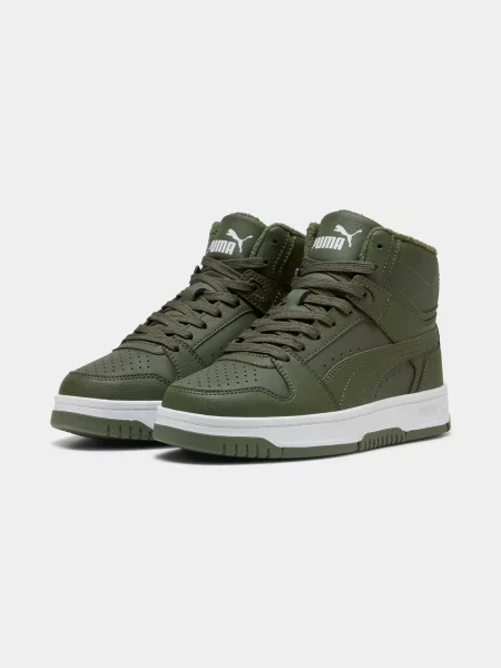 Детские кеды Puma зеленые