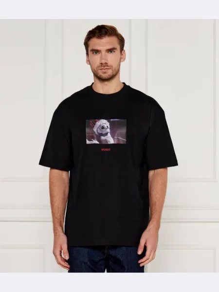 HUGO Póló Hugo x Tim Burton's Nightmare Before Christmas DJACK_NBC fekete