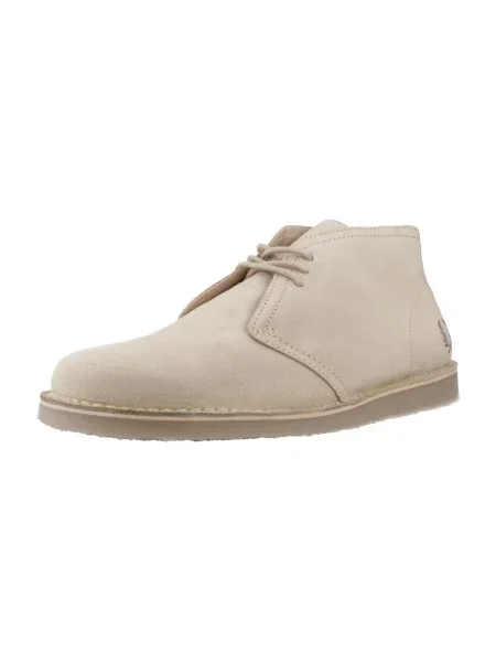 Pantofi Fred Perry din piele de căprioară maro