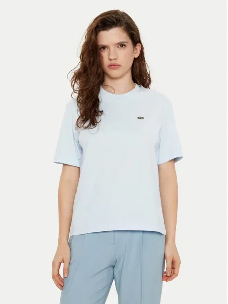 Lacoste t-shirt γυναικείο μπλε
