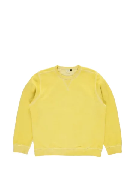 Суичър без качулка Pop Trading Company с автограф жълто