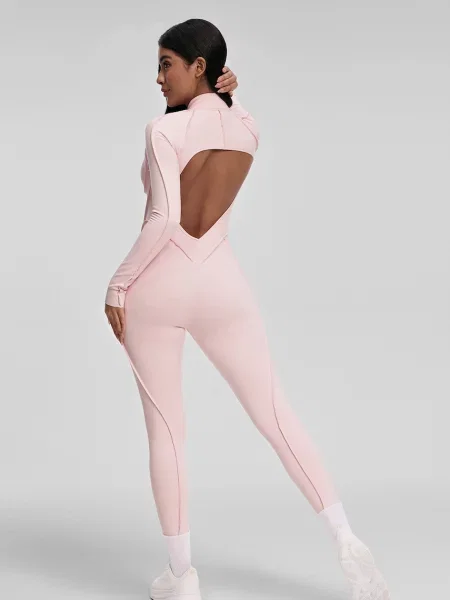 BetterMe kombinezon sportowy Full-Length Catsuit różowy