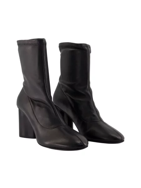 Buty do kostki Carel skórzane czarne