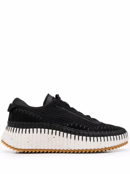 Sneakerși Chloé Nama plasă negru