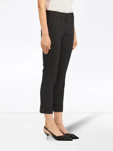 Pantaloni Prada stretch gri