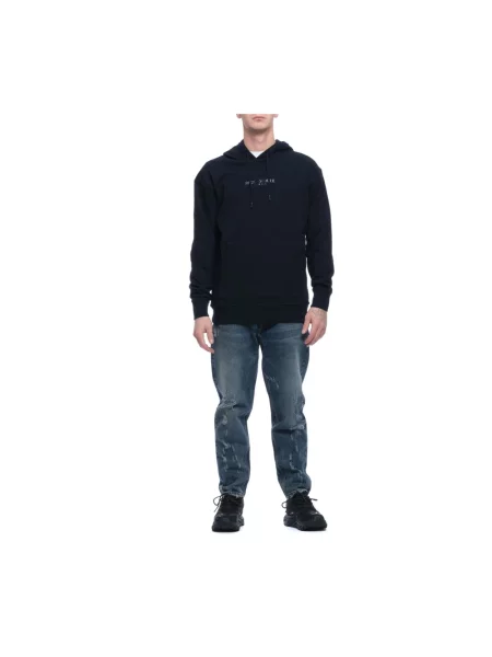 Bluza z kapturem Paul & Shark z kapturem niebieska