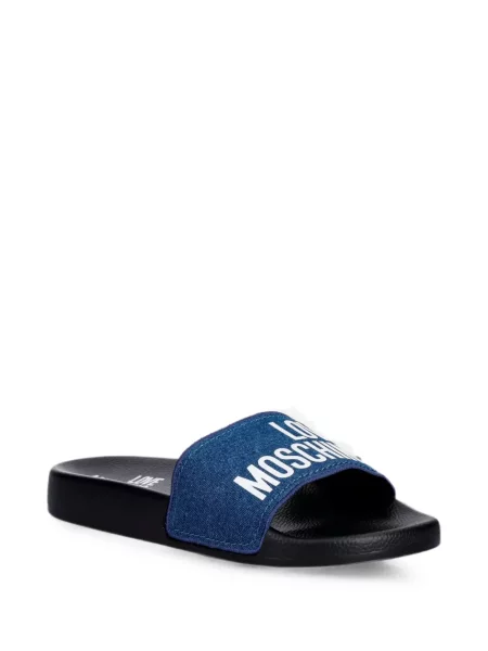 Papuci Love Moschino cu imagine albastru