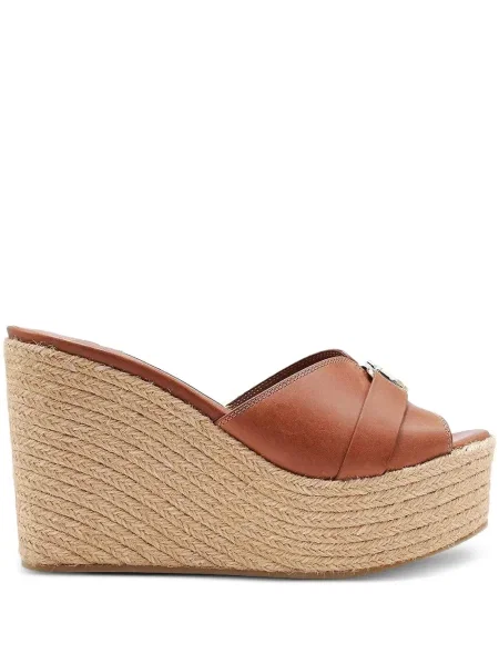 Sandale Jimmy Choo cu pană maro