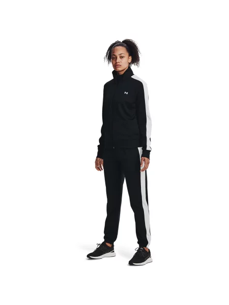 Tepláková souprava Under Armour Tricot black/white černá