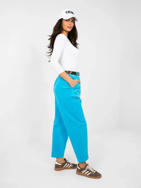Pantaloni Italy Moda alb