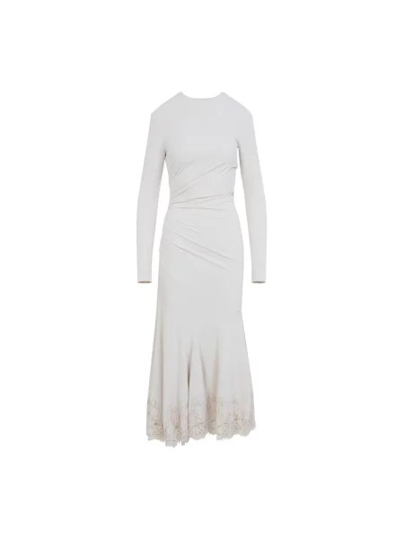 Sukienka midi Alberta Ferretti beżowa