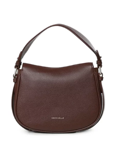 Geantă shopper Coccinelle din piele maro