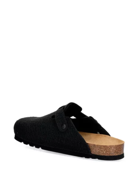 Papuci tip mules Scholl cu cataramă negru