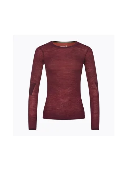 Термокофта Smartwool Intraknit Merino Crew бордова