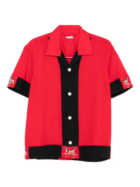 Košulja Bode s printom crvena