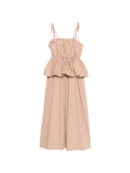 Rochie midi Twinset fără mâneci până la genunchi de costum