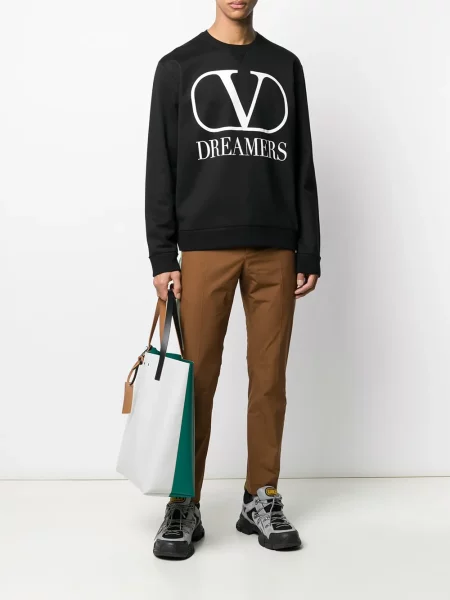 Pantaloni Valentino Garavani maro