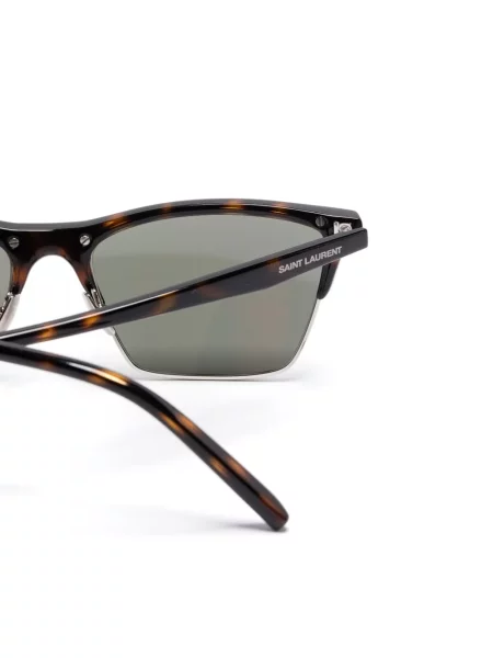 Slnečné okuliare Saint Laurent Eyewear hnedá