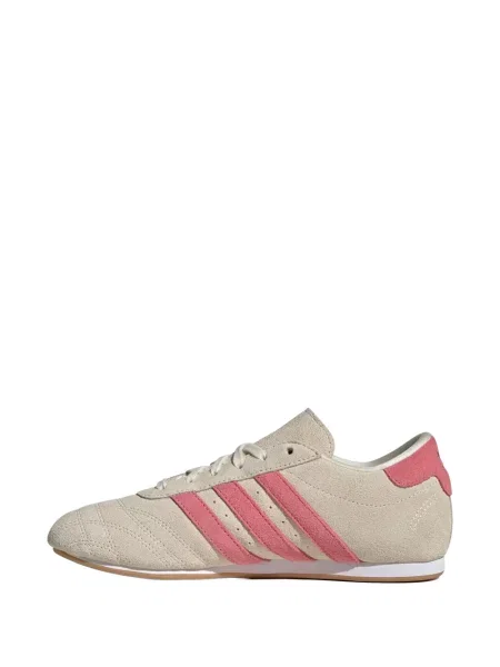 Tricou polo Adidas cu dungi alergare cu bretele alb