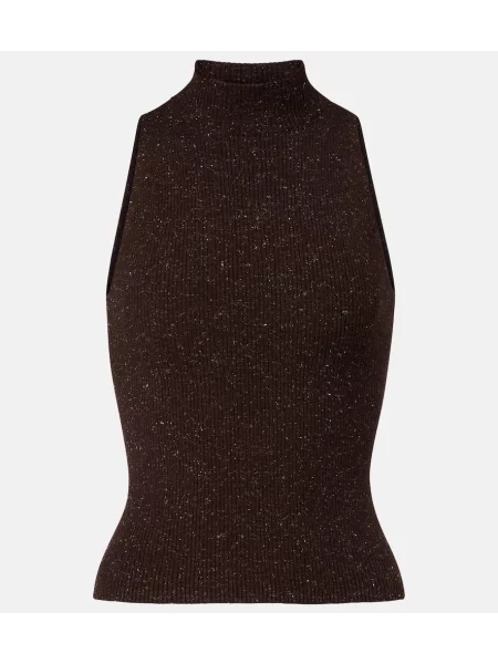 Top Brunello Cucinelli tricotate maro
