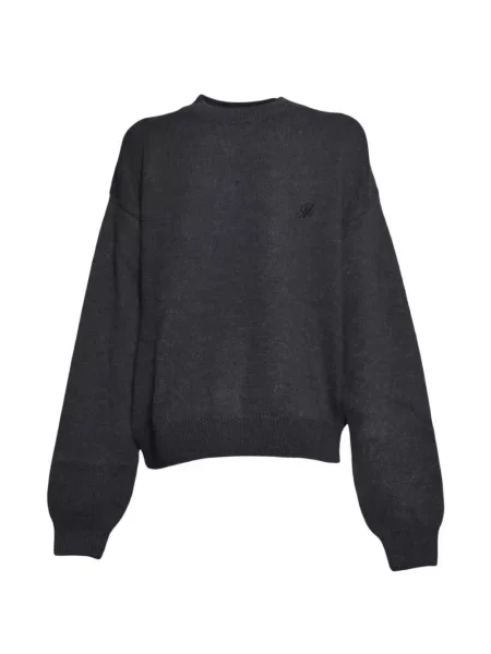 Pulover Msgm cu broderie gri