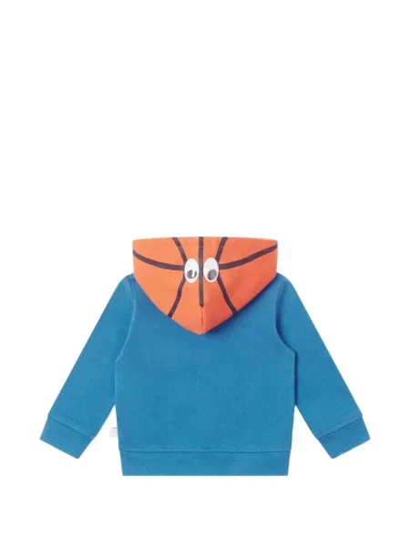 Bluza z kapturem dziecięca Stella Mccartney niebieska
