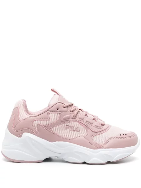 Sneakerși Fila plasă roz