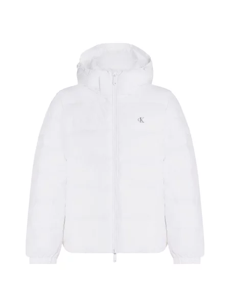 Geacă de blugi Calvin Klein Jeans alb