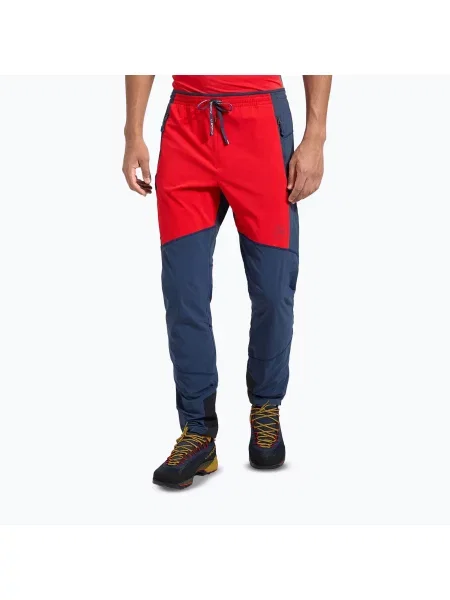 Trekingové kalhoty La Sportiva Aequilibrium mountain red/night sky šedé