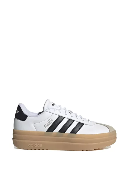 Sneakerși Adidas cu platformă alb