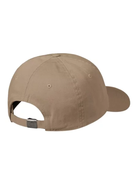 Carhartt WIP czapka z daszkiem Madison Logo Cap brązowy beżowa